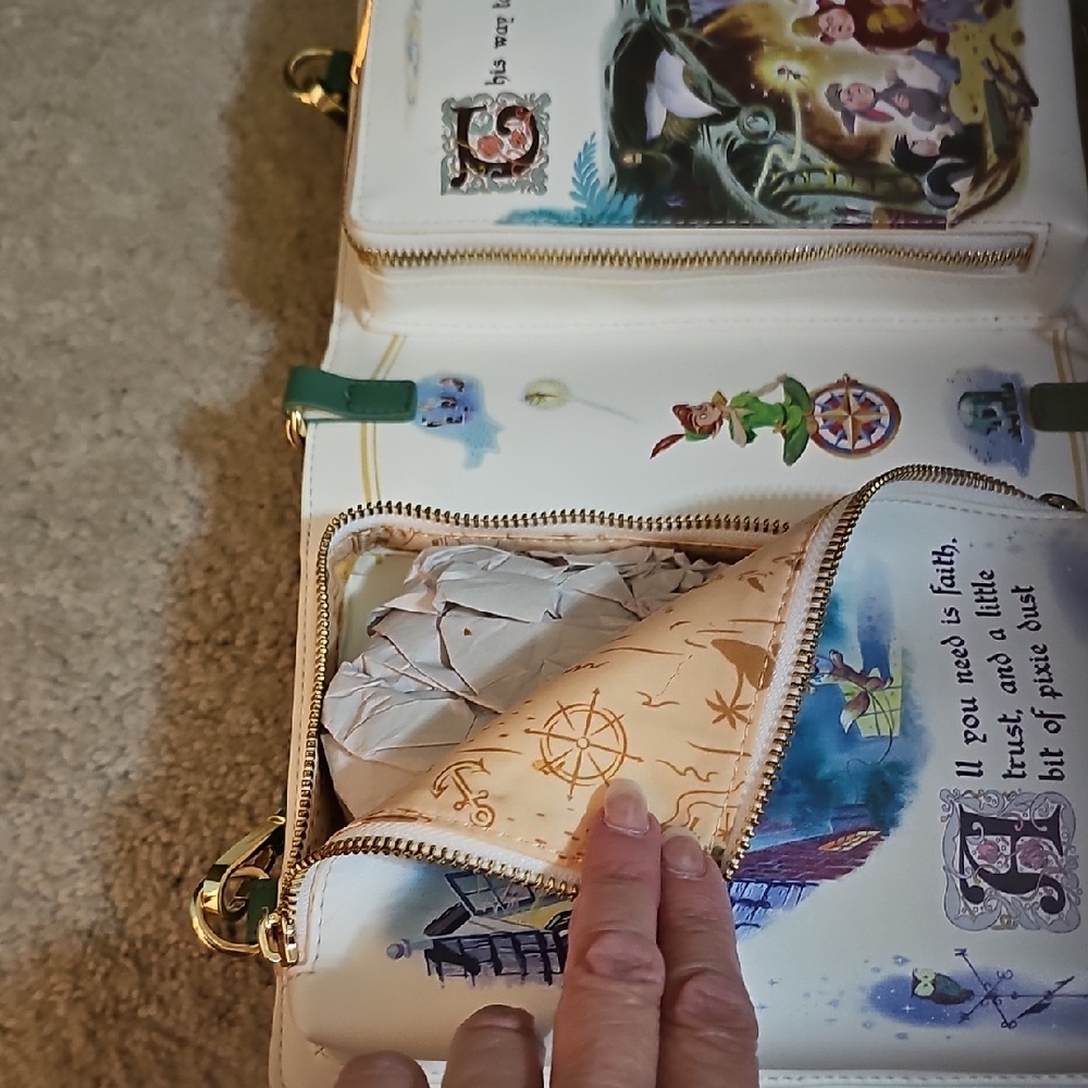 Green Peter Pan Crossbody Bag - Picture 8 of 9